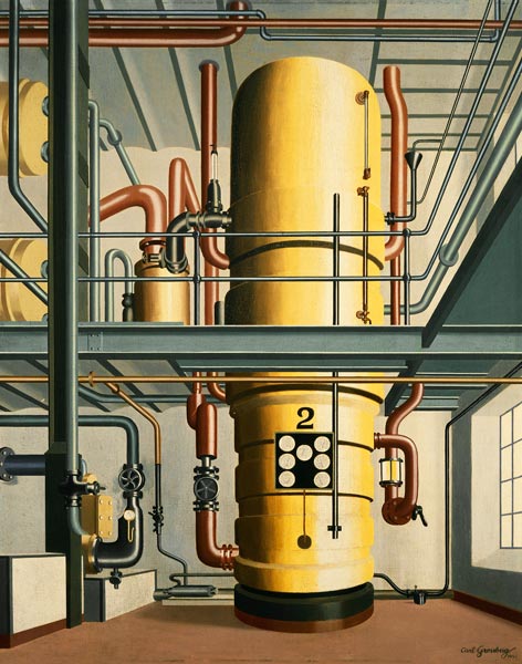 Der gelbe Kessel, 1933. van Carl Grossberg