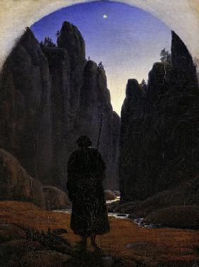 Pilgrim in a Rocky Valley