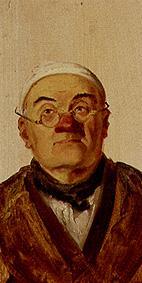 Mann mit roter Nase (Studie zum Armen Poeten) van Carl Spitzweg