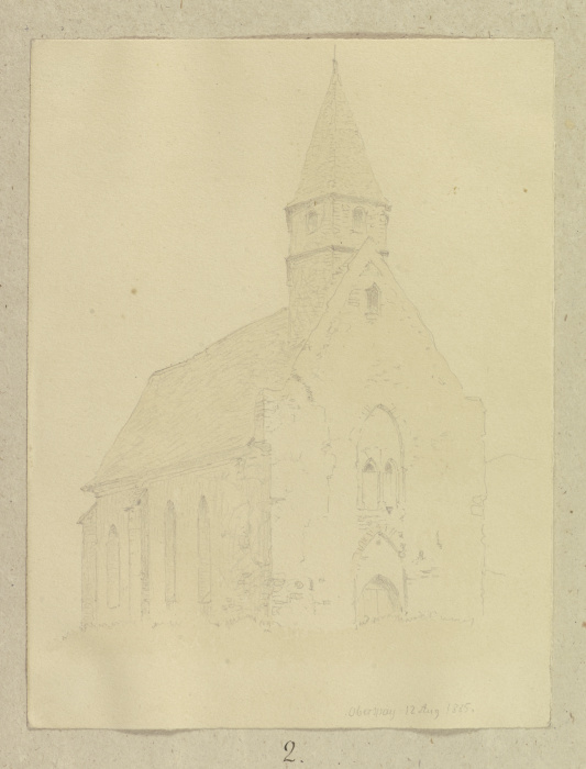 Church in Oberspay van Carl Theodor Reiffenstein