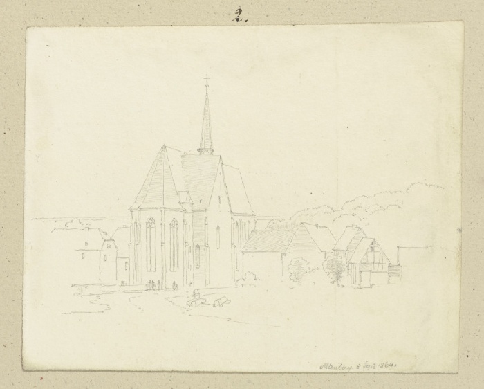 Abbey Altenberg van Carl Theodor Reiffenstein