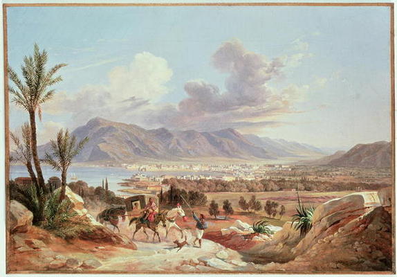 Palermo di Belmonte, c.1831 (oil on canvas) van Carl Wilhelm Götzloff