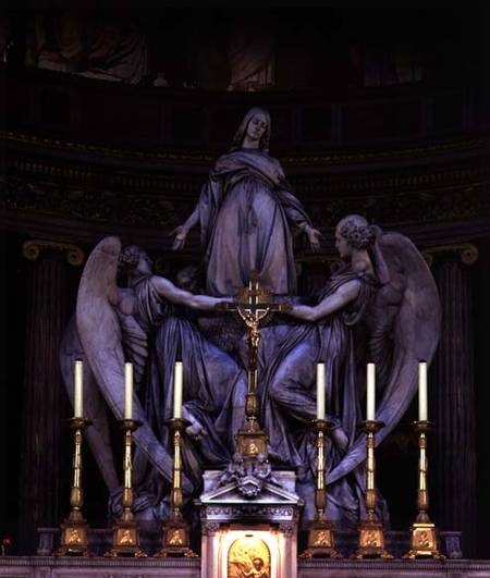 St. Mary Magdalene Ascending to Heaven van Carlo  Marochetti