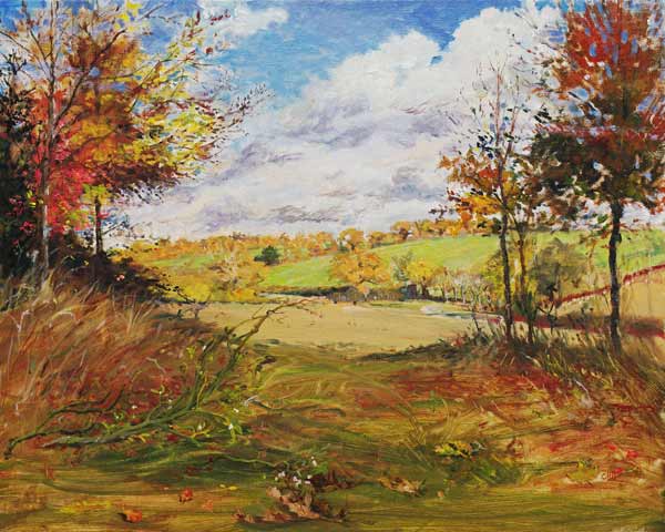 Autumn (oil on canvas)  van Caroline  Hervey-Bathurst