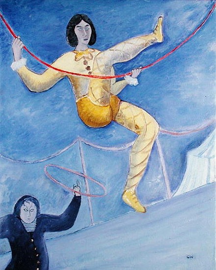 The Acrobat, 1983 (oil on canvas)  van Celia  Washington