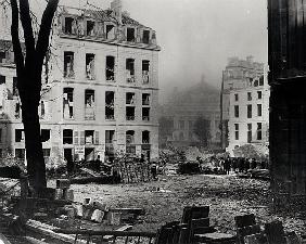 Building of the Avenue de l''Opera and view of the Opera in the back, 1858-78