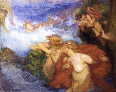 The Sirens van Charles William Wyllie