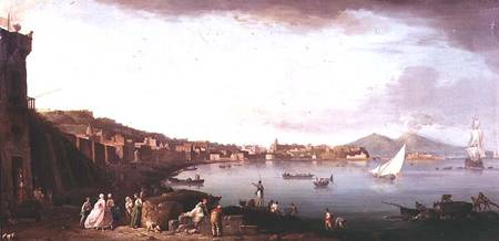 Bay of Naples from the North van Claude Joseph Vernet