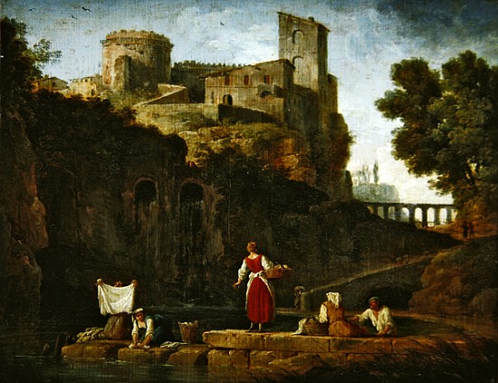 View of Italy van Claude Joseph Vernet