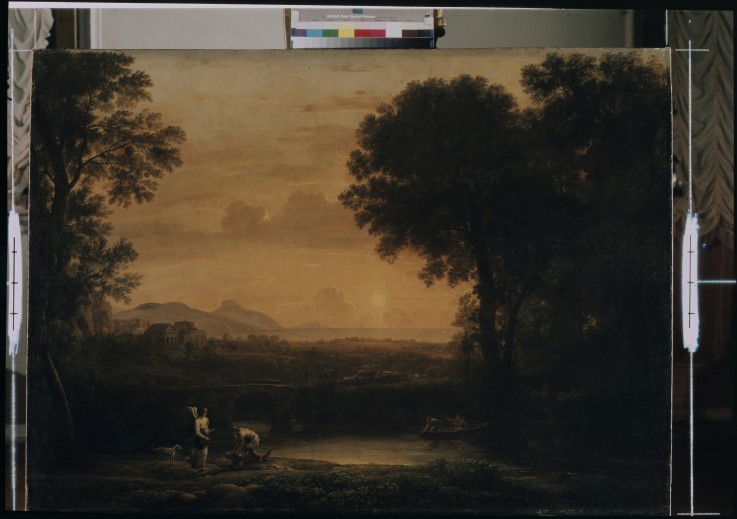 Landscape with Tobias and the Angel van Claude Lorrain