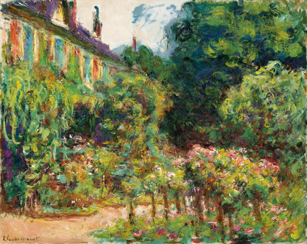 Das Haus des Künstlers in Giverny van Claude Monet