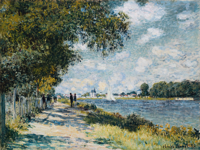 De Seine bij Argenteuil van Claude Monet