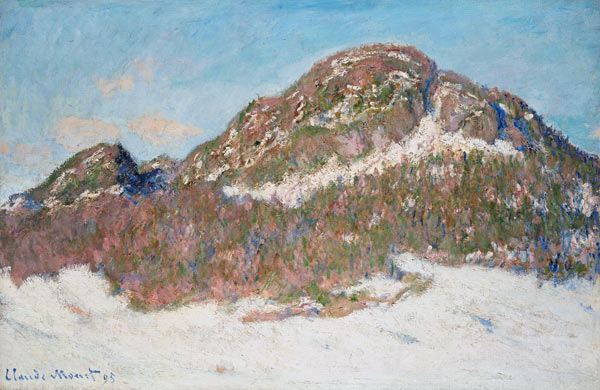 Mount Kolsaas in Sunlight van Claude Monet