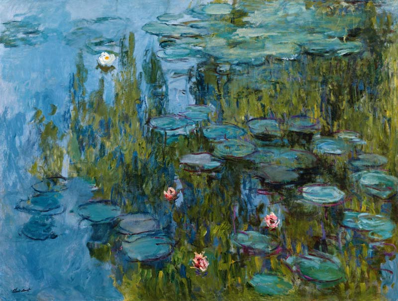 Waterlelies (Nymphéas) van Claude Monet