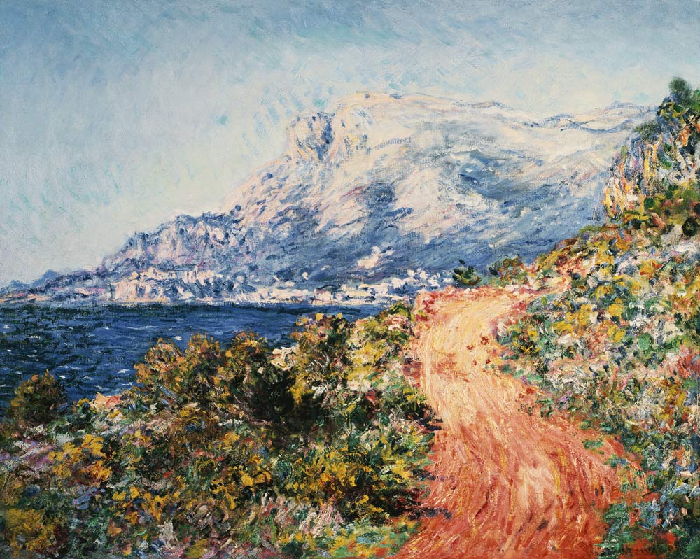 The Red Road van Claude Monet