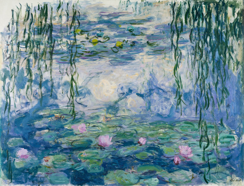Waterlilies 1916 van Claude Monet
