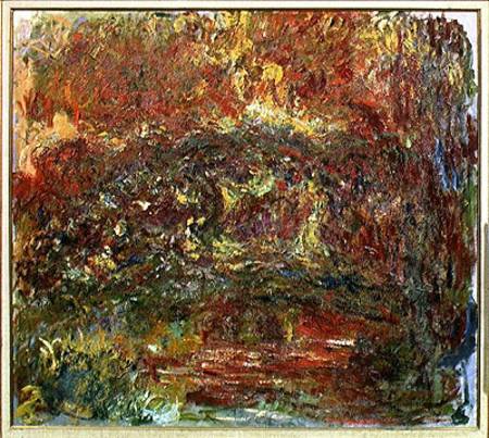 The Japanese Bridge van Claude Monet
