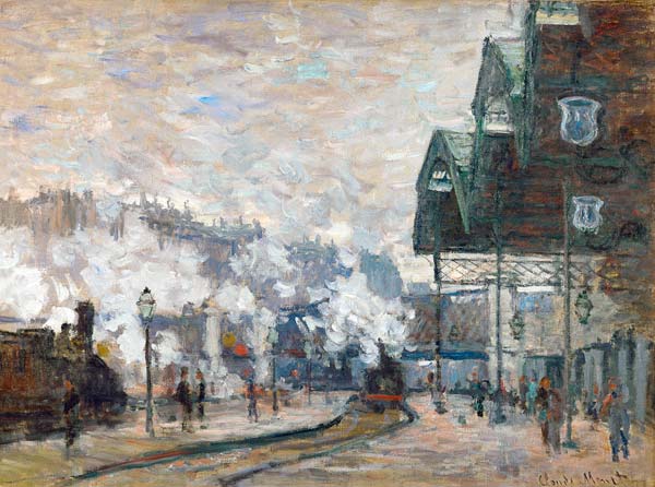 Gare Saint-Lazare, Paris van Claude Monet
