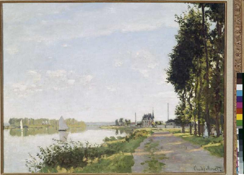 Der Spaziergang bei Argenteuil van Claude Monet