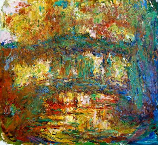 The Japanese Bridge at Giverny van Claude Monet