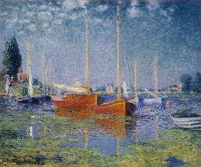 De rode boten, Argenteuil Claude Monet 1875