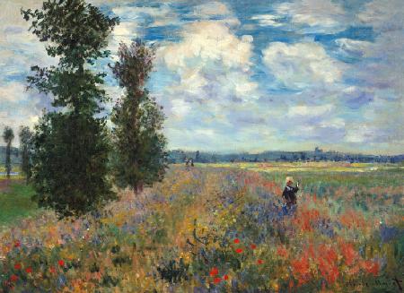 Papaverveld  - Claude Monet