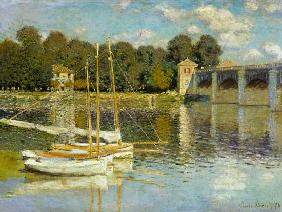 De brug bij Argenteuil Claude Monet 1874