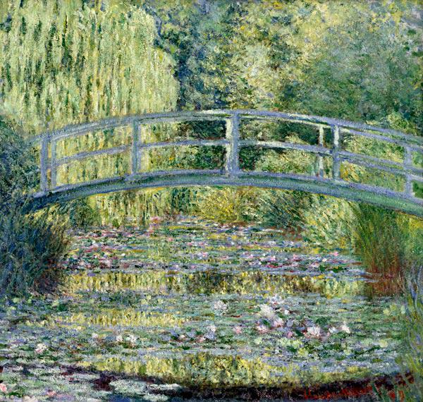Waterlelievijver in Groene Harmonie Claude Monet 1899