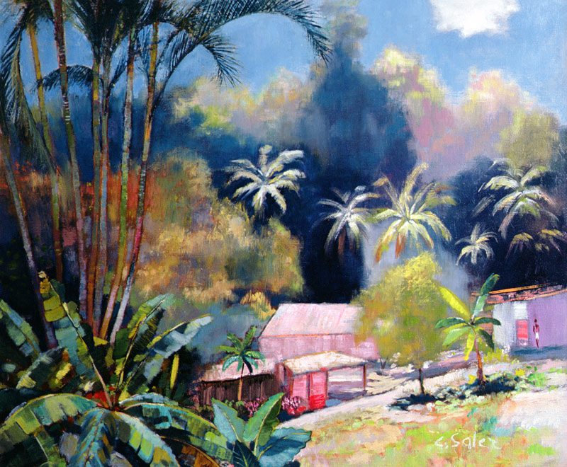 Tropical Forest, Martinique van Claude Salez
