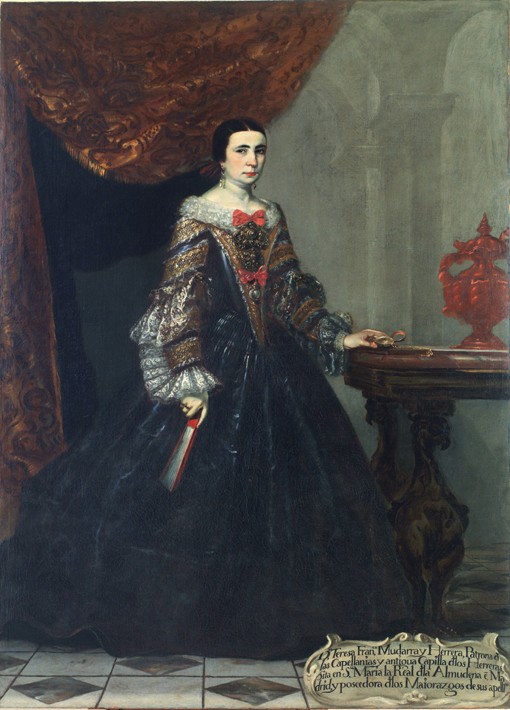 Portrait of Teresa Francisca Mudarra y Herrera van Claudio Coello