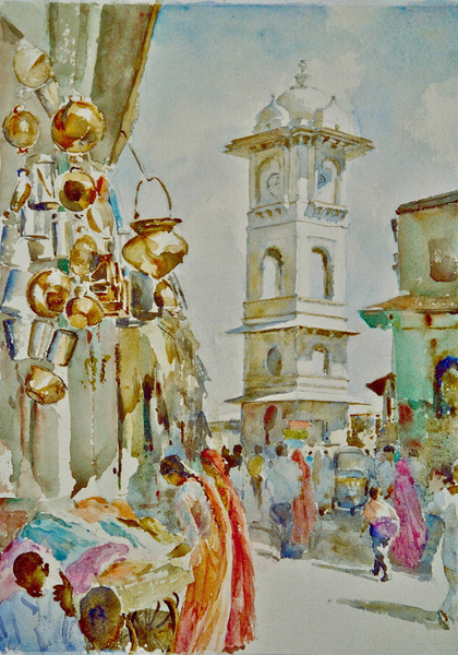 662 Clock tower, Udaipur van Clive Wilson Clive Wilson