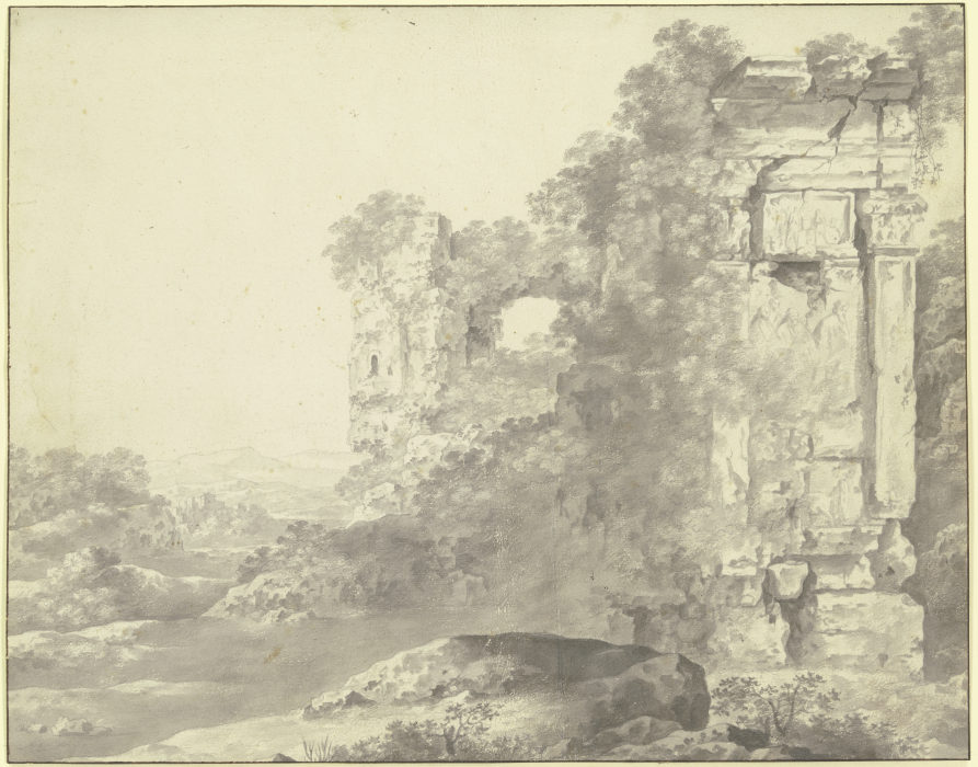 Roman ruins van Cornelis van Poelenburch