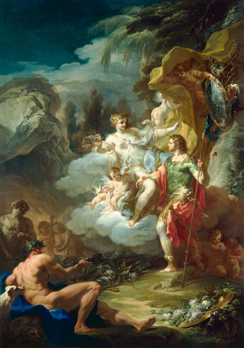 Venus und Aeneas. van Corrado Giaquinto