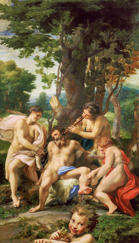 Allegory of the Vices van Correggio (eigentl. Antonio Allegri)