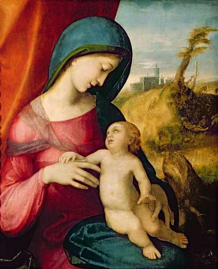 Madonna and Child, 1512-14 van Correggio (eigentl. Antonio Allegri)