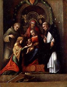Die mystische Vermählung der heiligen Katharina. van Correggio (eigentl. Antonio Allegri)