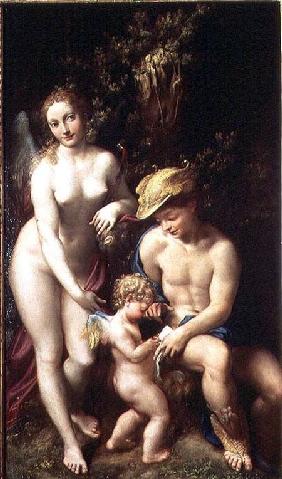 Venus with Mercury and Cupid ('The School of Love')