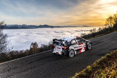 Italy rally sunrise