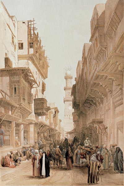 Cairo , Muristan van David Roberts