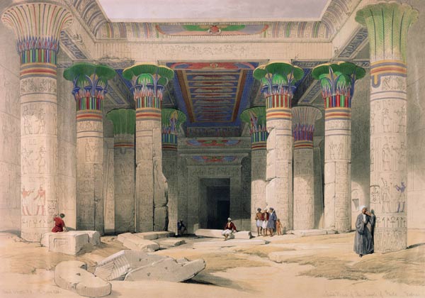 Grand Portico of the Temple of Philae, Nubia, from ''Egypt and Nubia''; engraved by Louis Haghe (180 van David Roberts