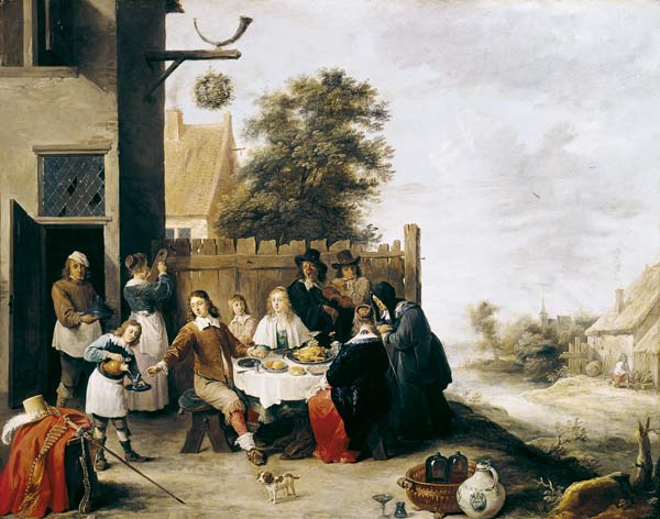 The Feast of the Prodigal Son van David Teniers