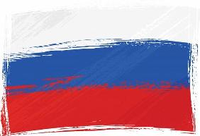 Grunge Russia flag