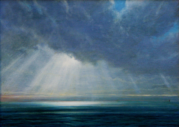 Sunlight over Sea van Derek Hare