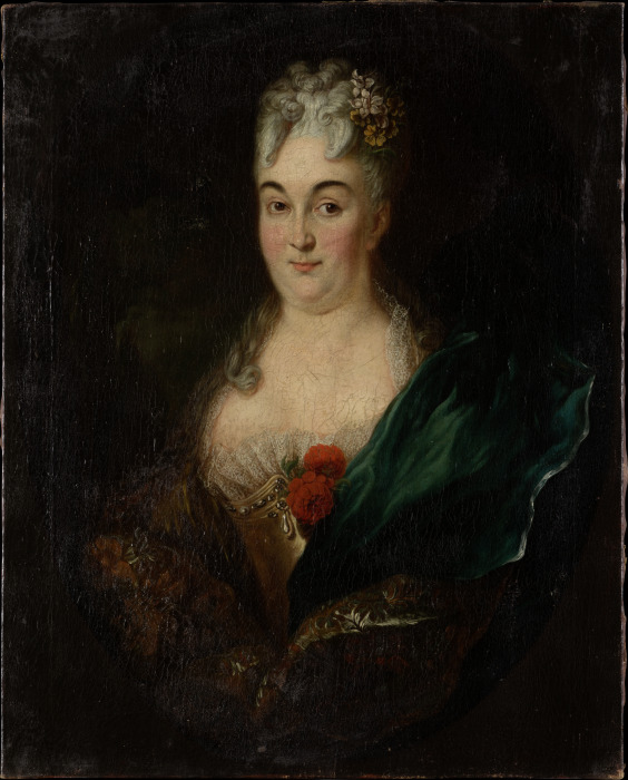 Portrait of Maria Justina von Lersner van Deutscher Meister des ersten Drittels des 18. Jahrhunderts