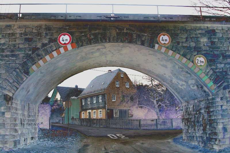 Brückenunterführung Chemnitz-Siegmar van Christophe Didillon