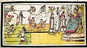 Fol.40r Construction of Tenochtitlan