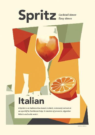 Aperol spritz print