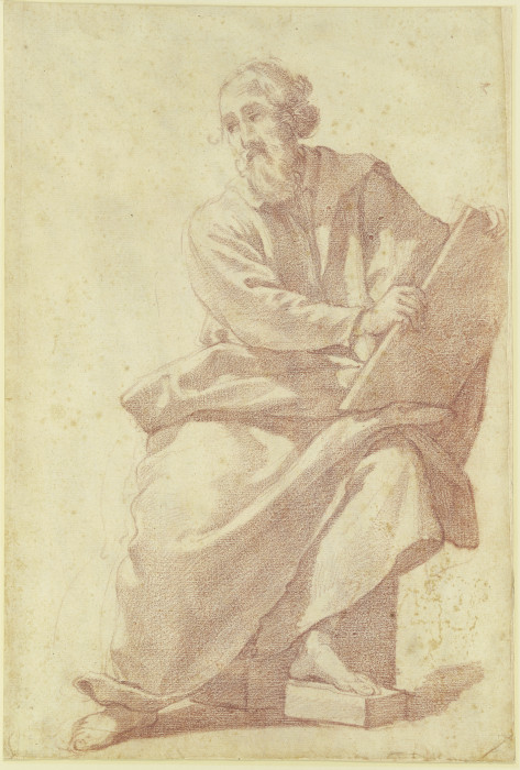 Sitzender Prophet mit einer Tafel van Domenico Cresti