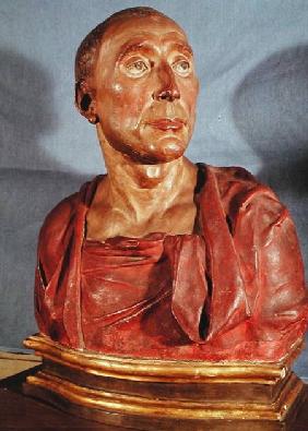 Portrait bust of the condottiere Niccolo da Uzzano (1359-1431)