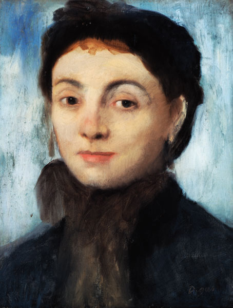 Portrait of Josephine Gaujelin van Edgar Degas
